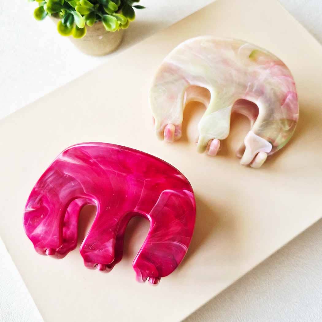 Marbled Hair Claw Clip