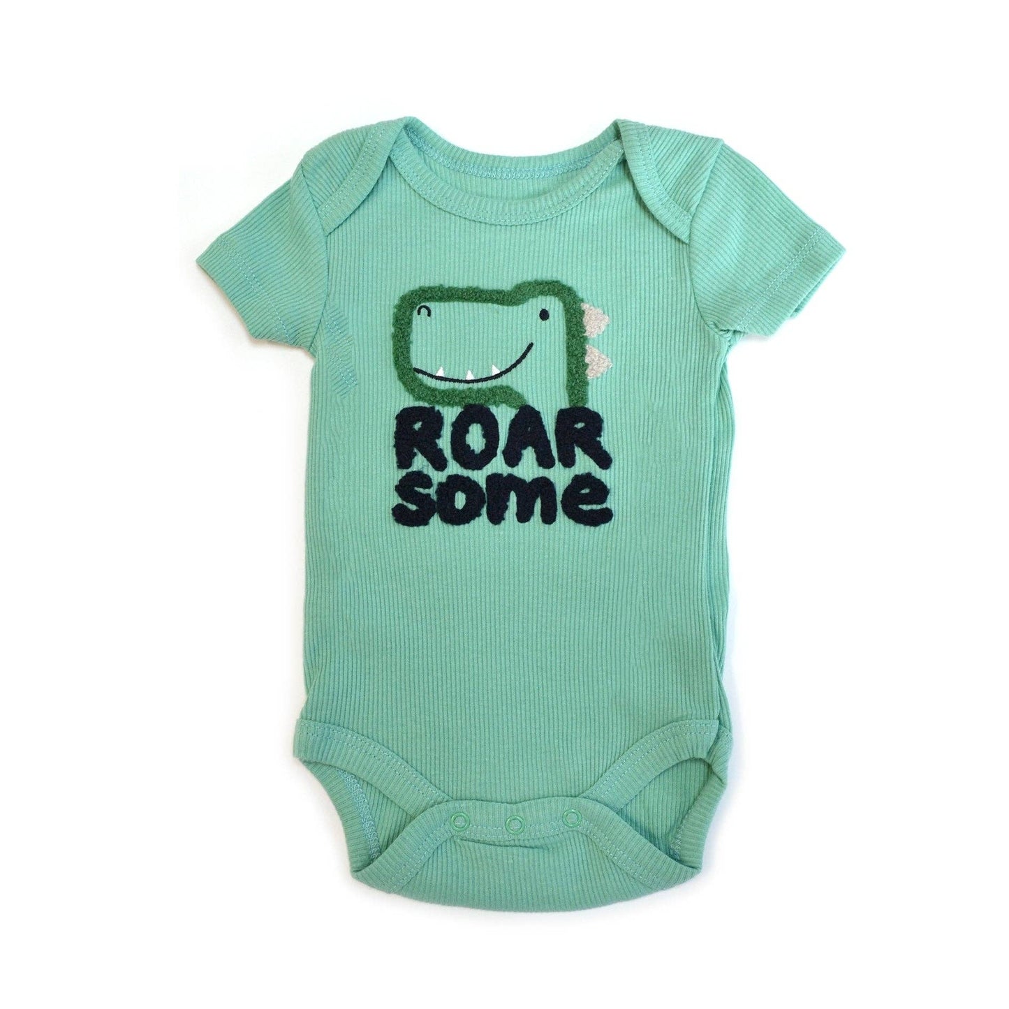 Baby 3pcs Chenille Applique Bodysuit Hat Pants Set