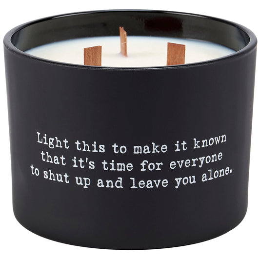 Alone Time Poetry Candle