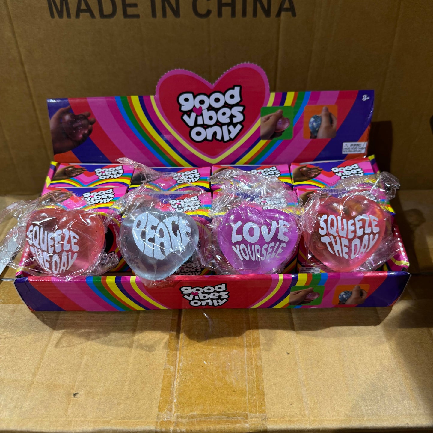 Sugar Squeeze Positive & Good Vibe Heart