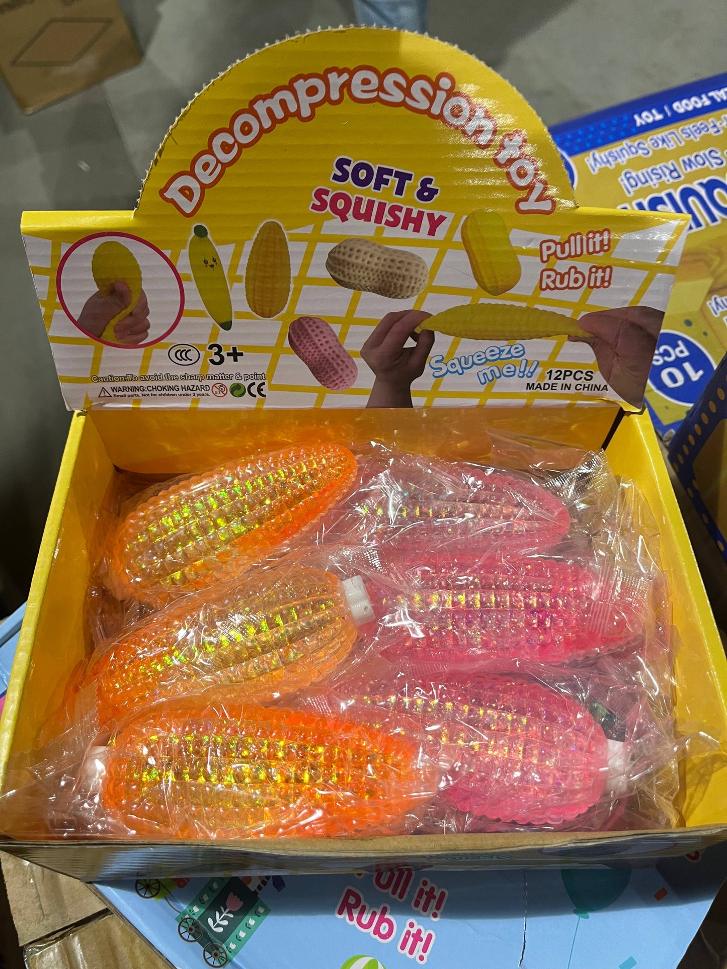 Sugar Squeeze Glitter Corn Squishy