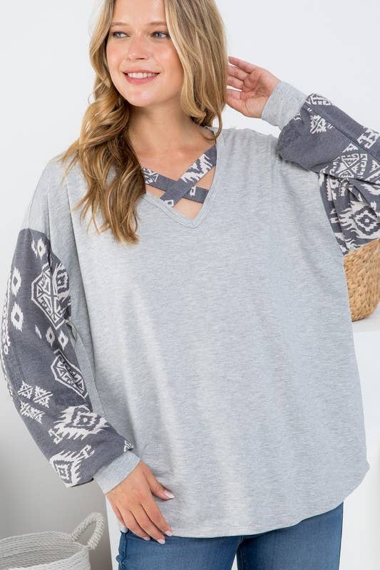 Lace up Mix and Match Sweatshirts
