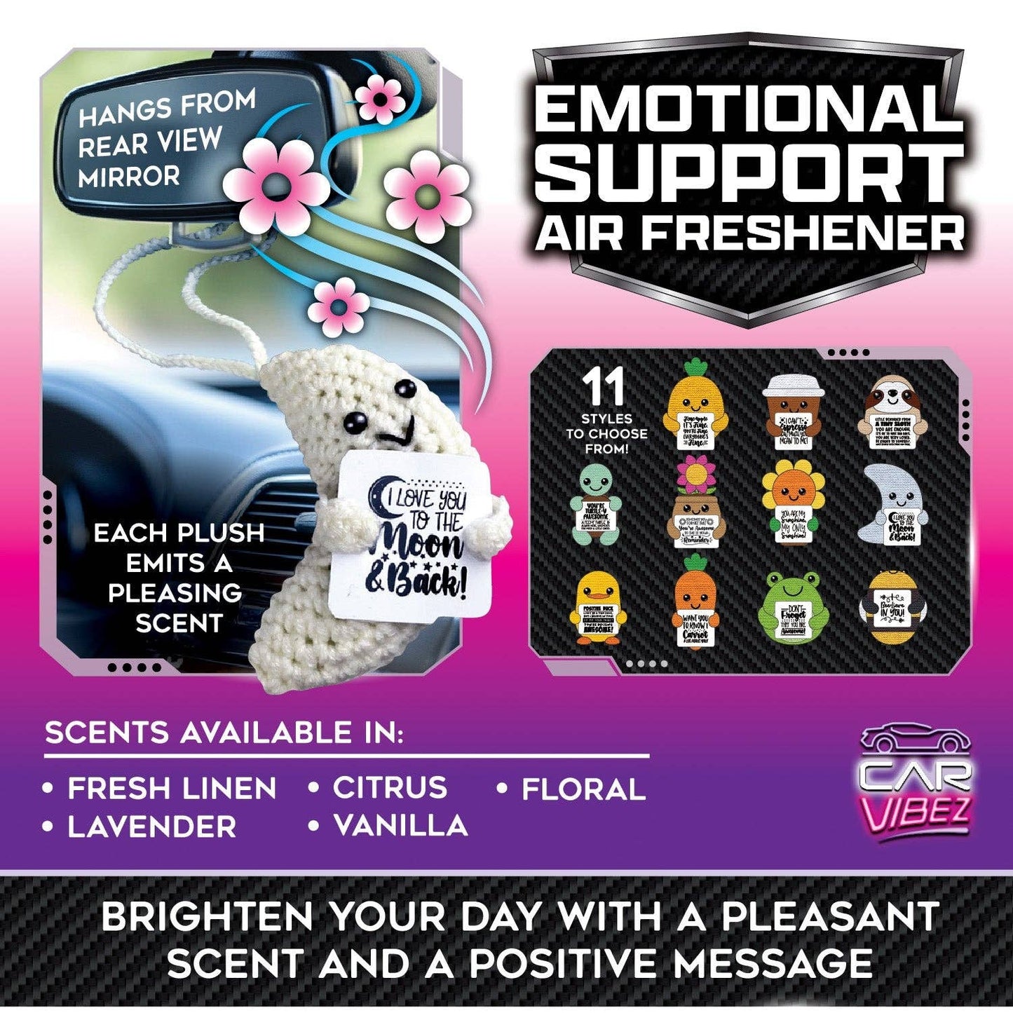 Crochet Pals Emotional Support Air Freshener