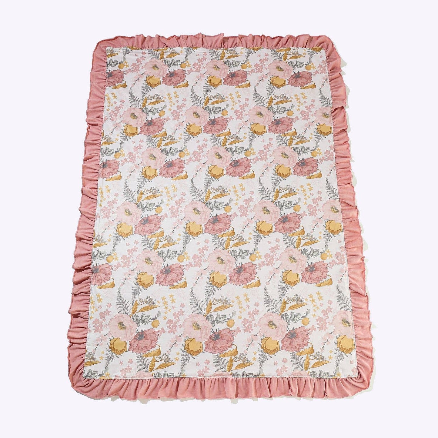 Rustic Floral Blanket