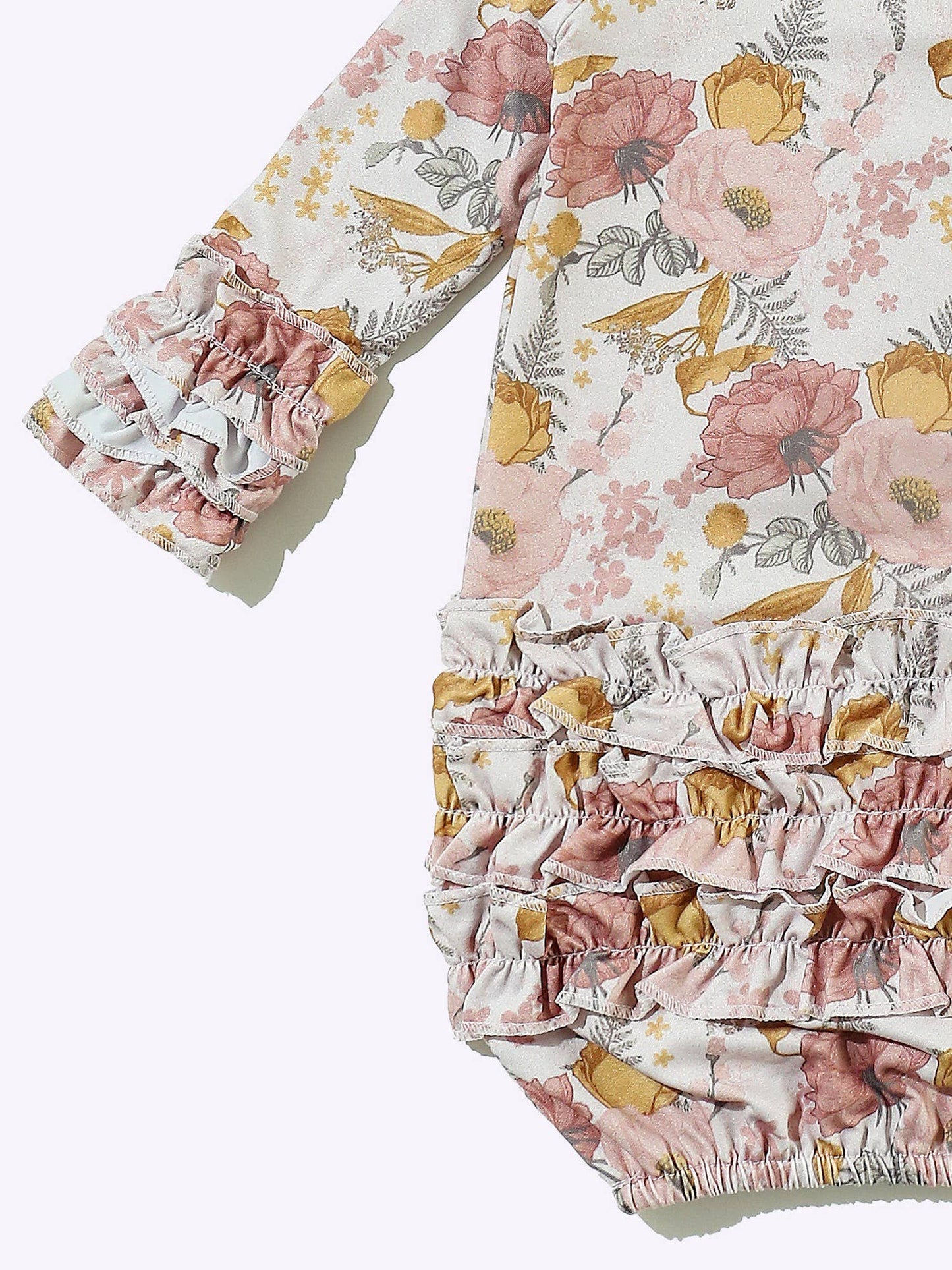 Rustic Floral Baby Gown