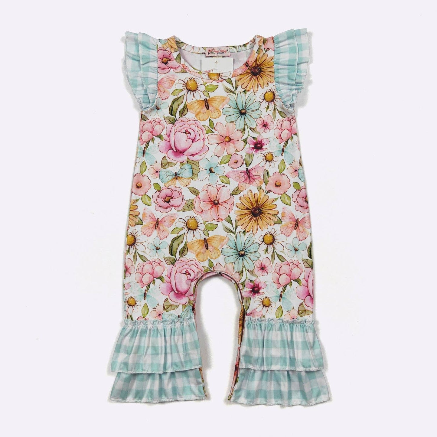 Butterfly Garden Baby Romper