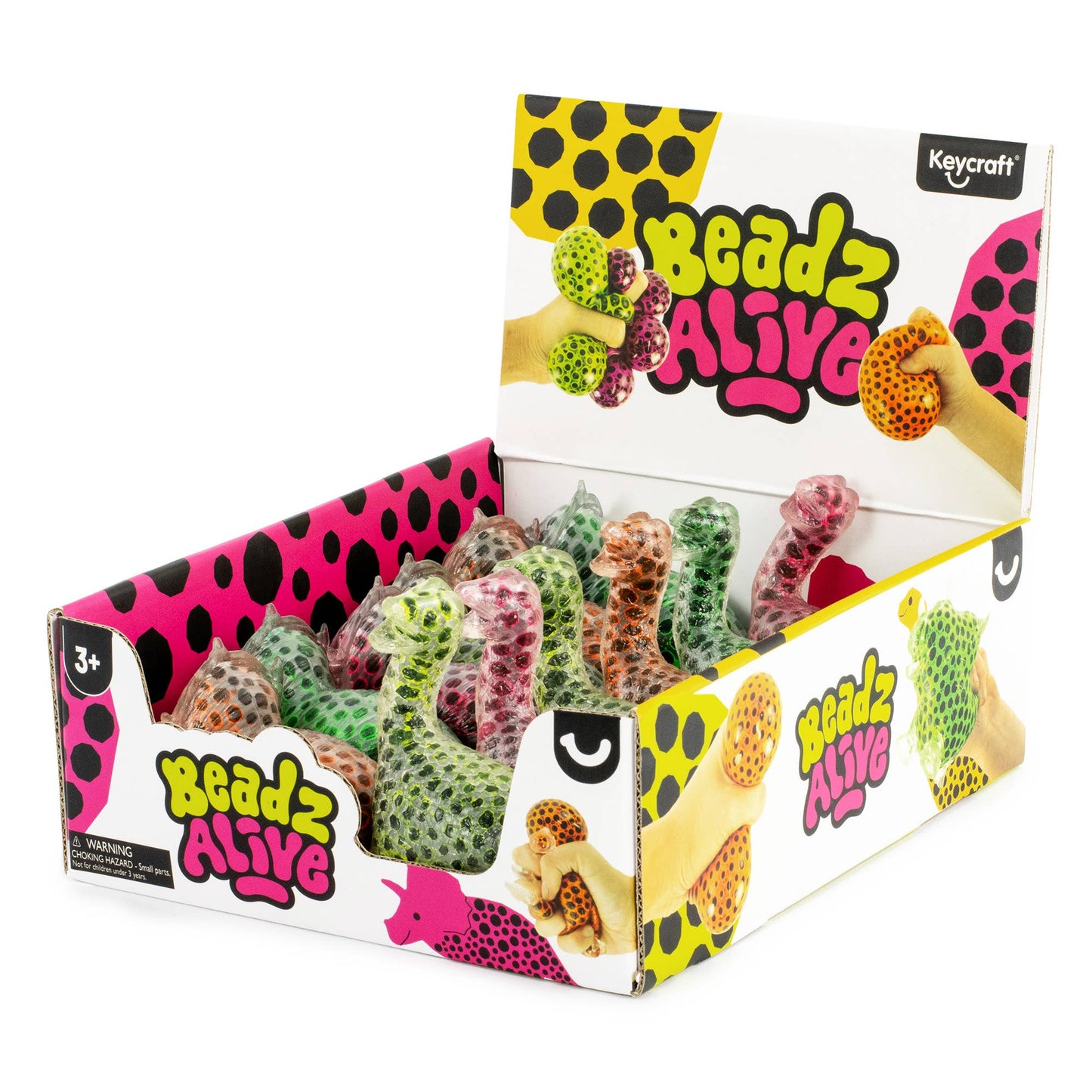 7" Beadz Alive  Sensory Dino Toy
