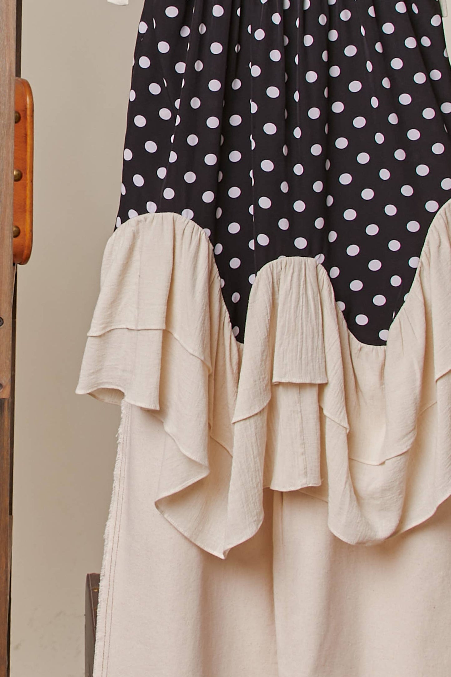 Polka Dot  Layered Tunic
