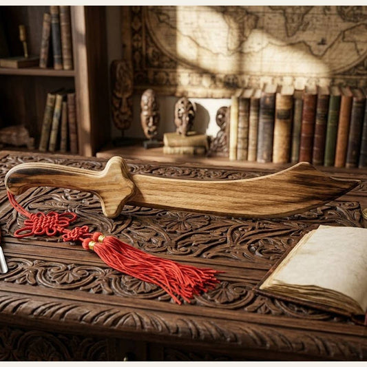 TOY WOODEN PIRATE SWORD -15 INCHES LONG