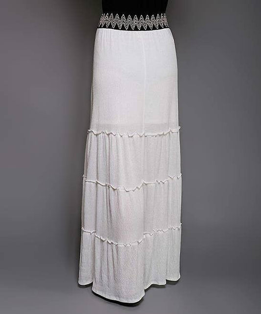 Tiered Maxi Skirt