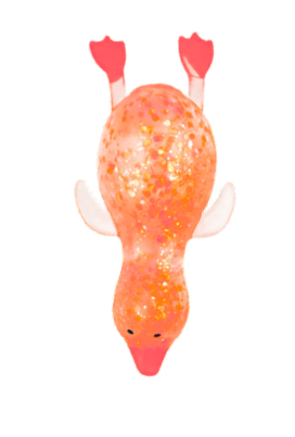 GLITTER DUCK SUGAR SQUISHY