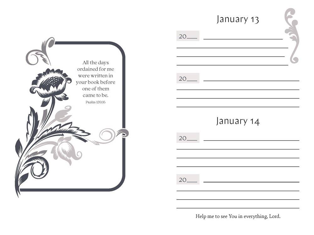 One Verse a Day (Prayer Journal) : A Two-Year Memory Book