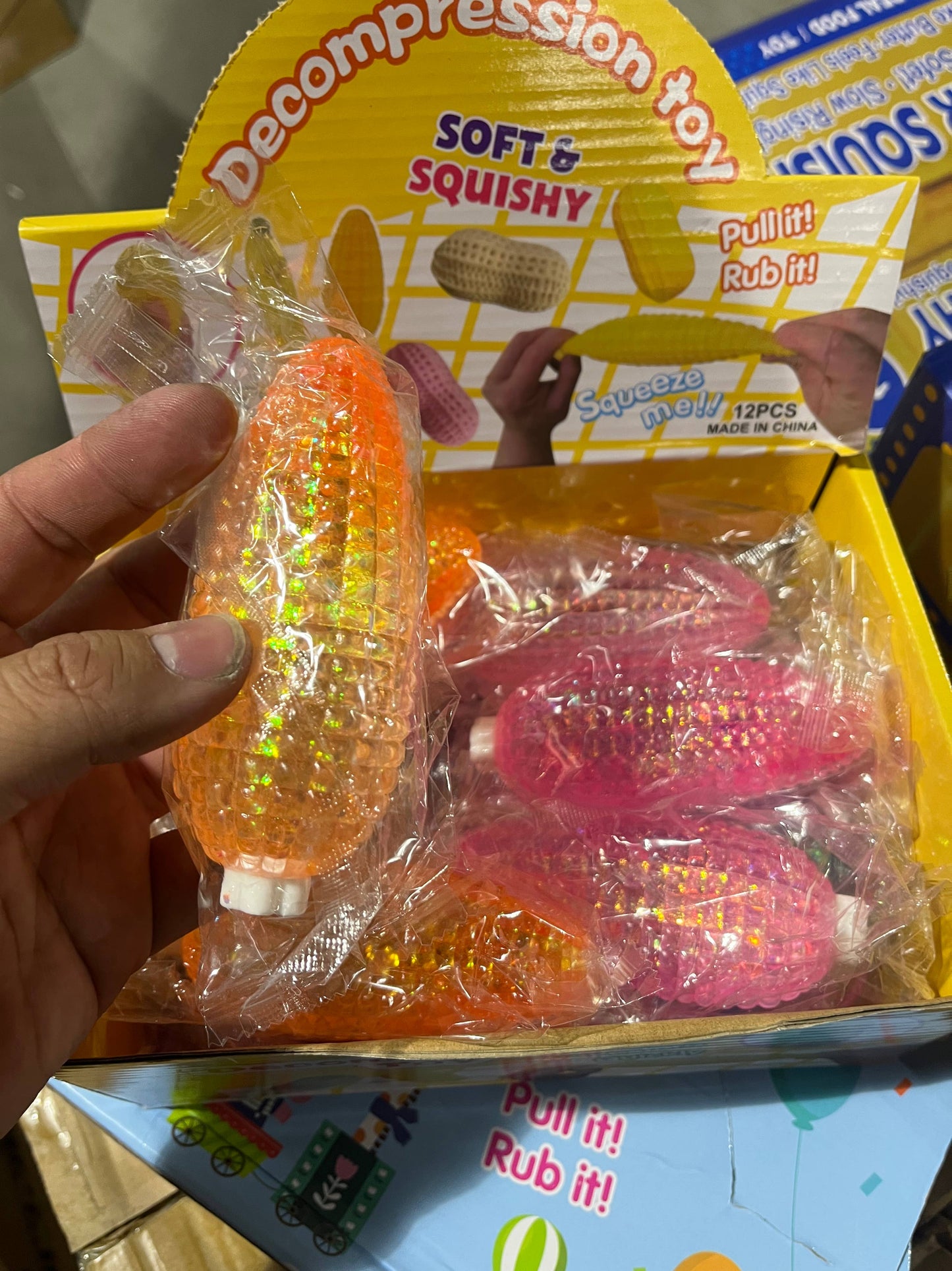 Sugar Squeeze Glitter Corn Squishy