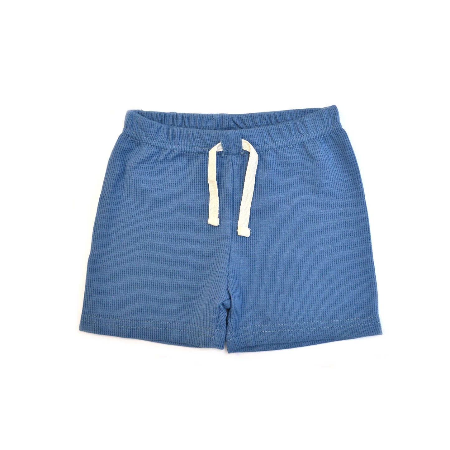 Boys 2pc Summer Cute Waffle Knit Top & Shorts Sets