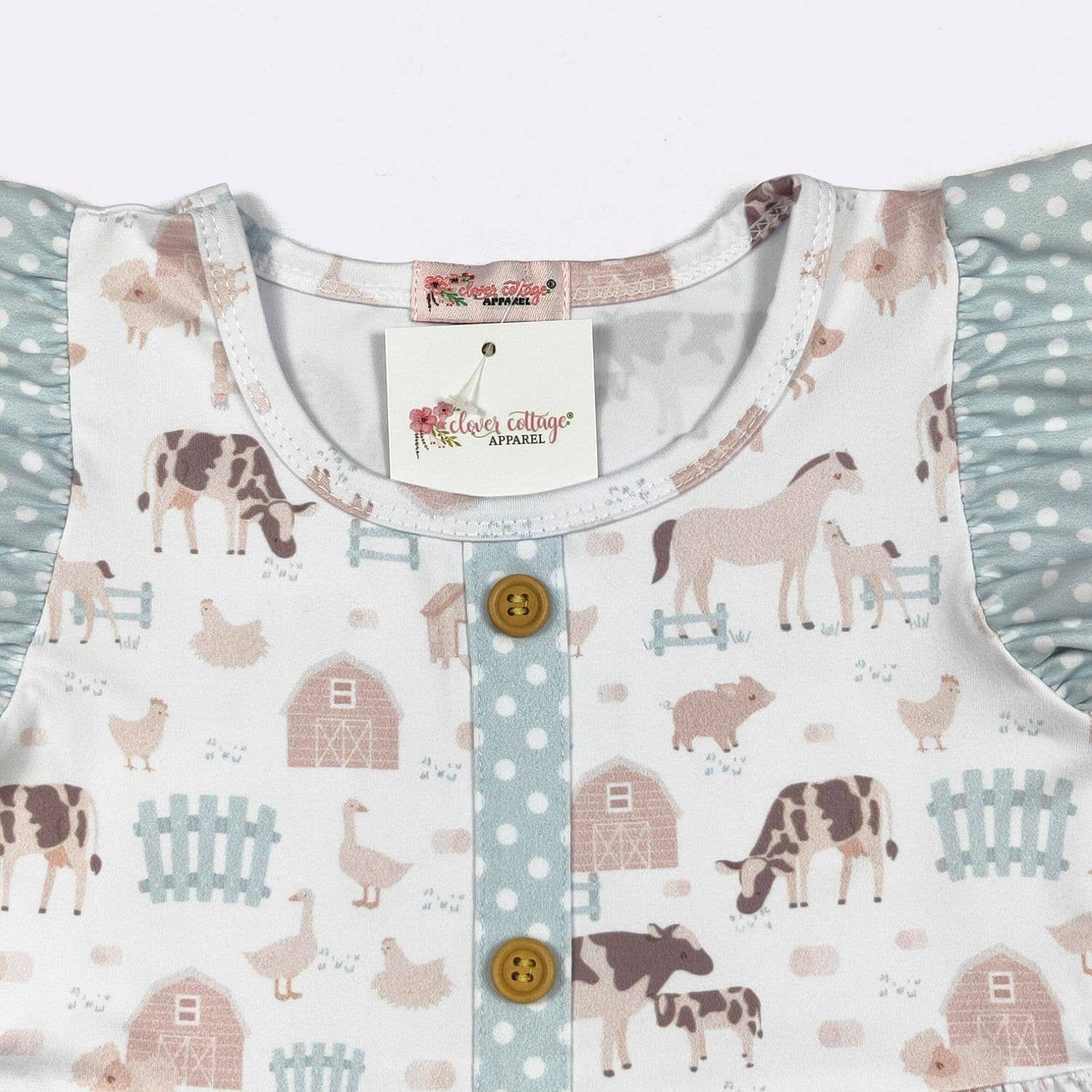 Barnyard Blue Girls Dress