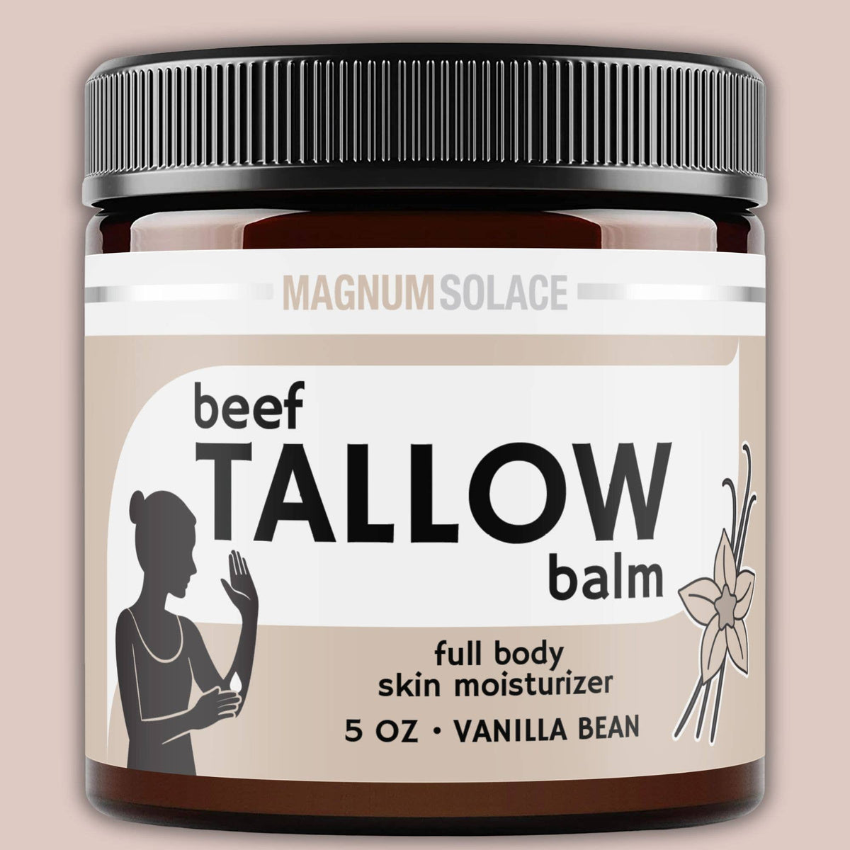 Beef Tallow Balm for Skin – Deep Moisture, 2 Ingredients