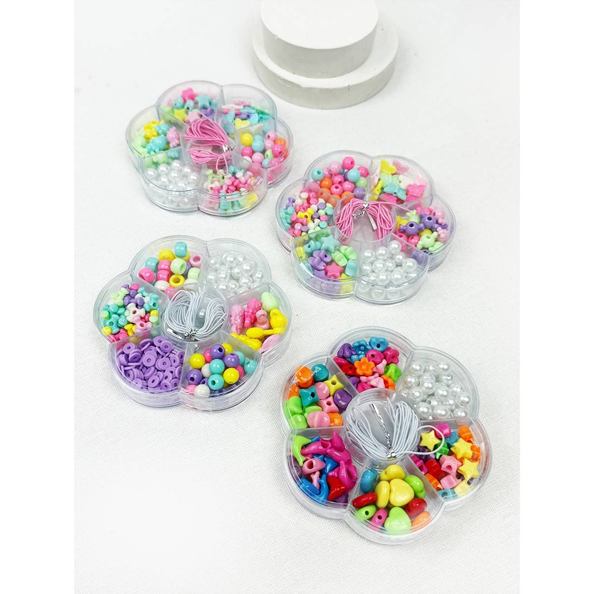 DIY Bracelet Making Pearl Color Mix Beads Set