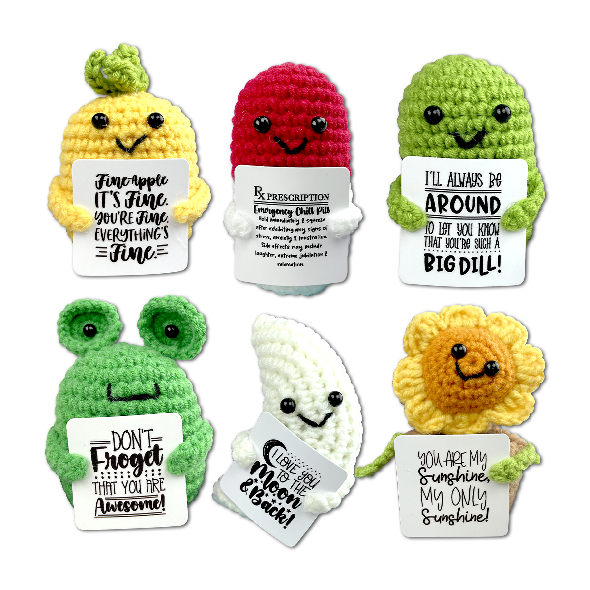Emoitional Support Pals Emotional Support Crochet Plush Pals – Chasing Fireflies Kids Boutique