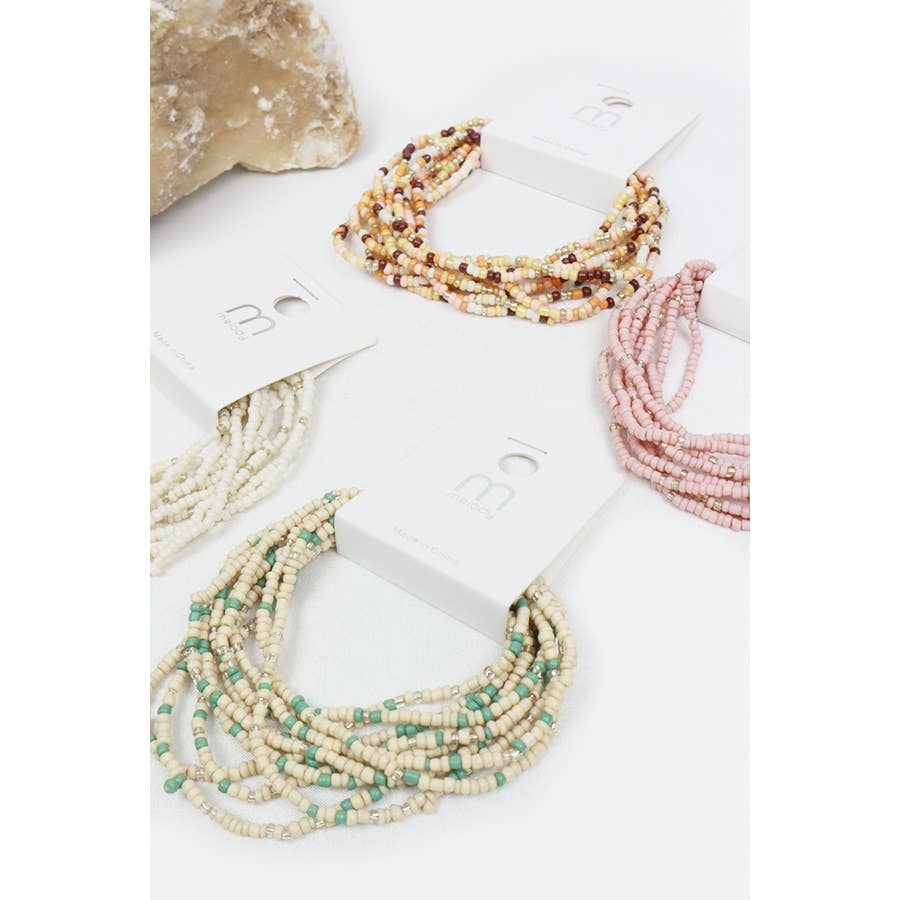 Seed Bead Bundle Bracelet