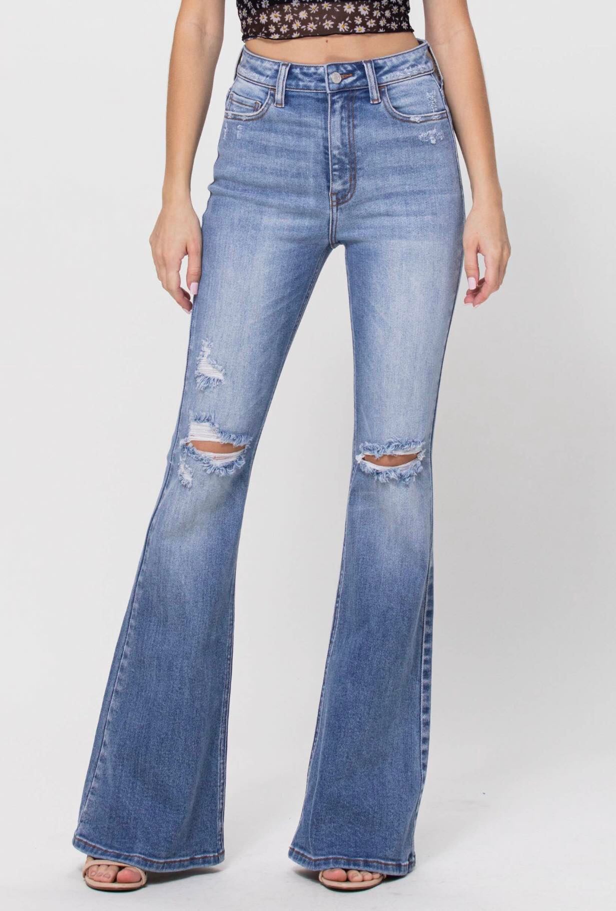 Cello Slim Super Flare Jeans | Chasing Fireflies Boutique